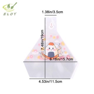 [MAO] 50 Cái Hoạt Hình Đáng Yêu Cho Túi Bao Bì Gạo Tam Giác Túi Cơm Sushi VN