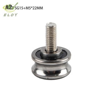 [MAO] SG15 SG20 SG25 SG66 + M5 M6 M8 Vòng bi ròng rọc thép vít Hướng dẫn theo dõi Con lăn VN
