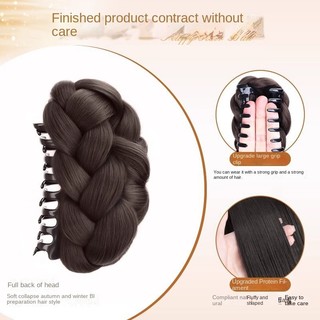 Bun Hair Piece dành cho nữ, Bánh rán tóc Updo có kẹp màu vàng, Bánh phồng cao cấp Chignon cho vẻ ngoài thanh lịch (Có sẵn màu sắc tự nhiên)
