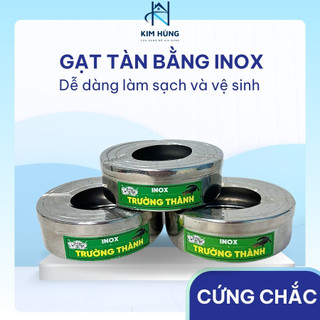 [Giá Xưởng] Combo 10 Gạt Tàn Inox Cỡ Lớn – Chống Gỉ, Dễ Vệ Sinh,  Phù Hợp Gia Đình Quán Ăn, Nhà Hàng