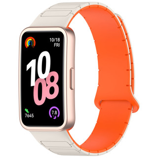 Dây đeo silicon từ tính thể thao tương thích cho Huawei Band 10 / 9 / 8