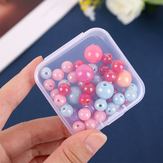 [3-5 Ngày Đến] Hộp Bảo Quản Mini - Hộp Nhựa Vuông Trong Suốt Cho Bông Tai & Trang Sức - Hoàn Hảo Cho Bao Bì & Bảo Quản - Hộp Vuông Nhỏ