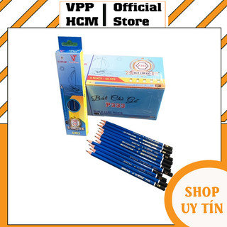 Hộp 12 Cây Bút Chì Gỗ Gstar P333 (2B-6B) Màu Xanh Không Gôm