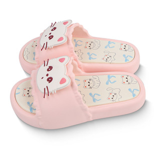 XIXITIAO Dép Nữ Thoải Mái Đế Mềm Nhà Mùa Hè Dễ Thương Kitty A3802hdjxm