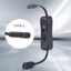 Dây cáp mở rộng BTM Type C có nút chuyển đổi nguồn 480Mbps Dữ liệu 5V3A Dây sạc cho đèn LED Quạt đèn màu đen