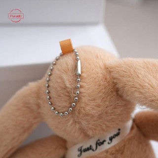 Cuộc diễu hành Sáng Tạo Hoạt Hình Dài Tai Móc Khóa Thời Trang Móc Khóa Mặt Dây Chuyền Dễ Thương Schoolbag Trang Trí Phụ Kiện Quà Tặng VN