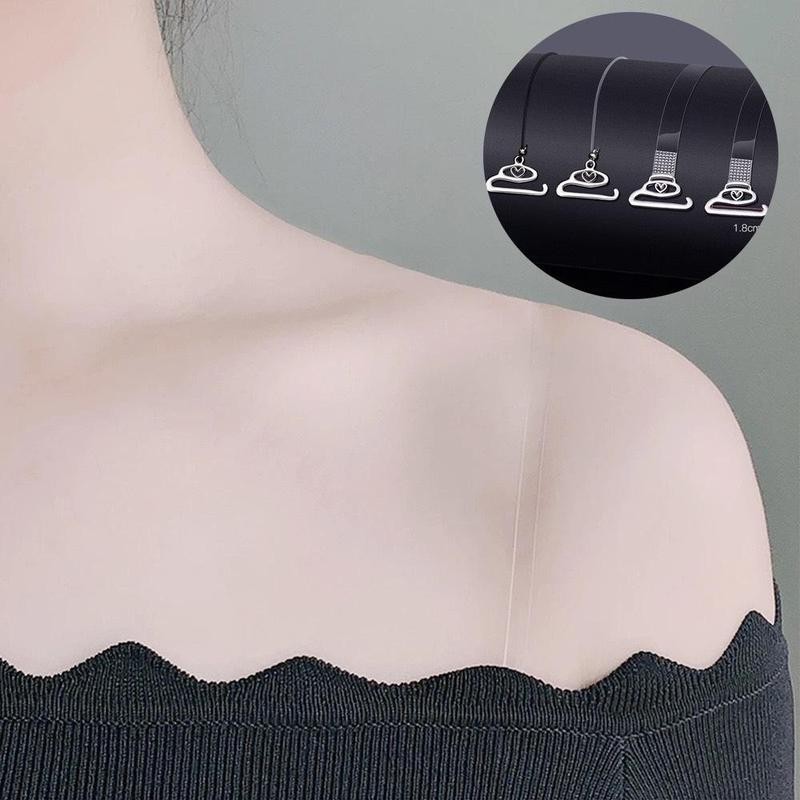 Dây Cài Áo Bra Nữ Trong Suốt PINKSTORE29 Chất Liệu Co Dãn Tốt PK03