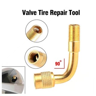 Đầu nối dài van bơm hơi 45/90/135 độ tiện dụng cho xe hơi, xe máy SUNND