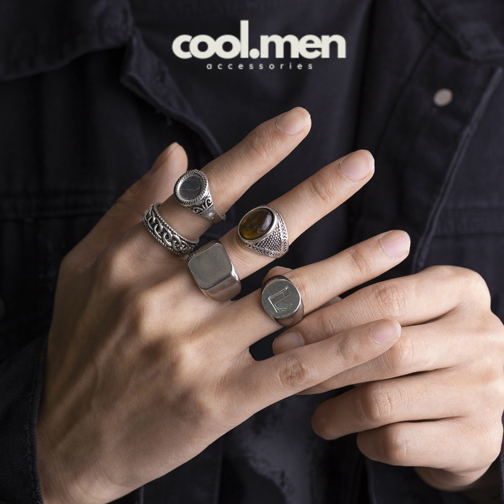 Men's Titanium Steel Ring by Coolmen Accessories