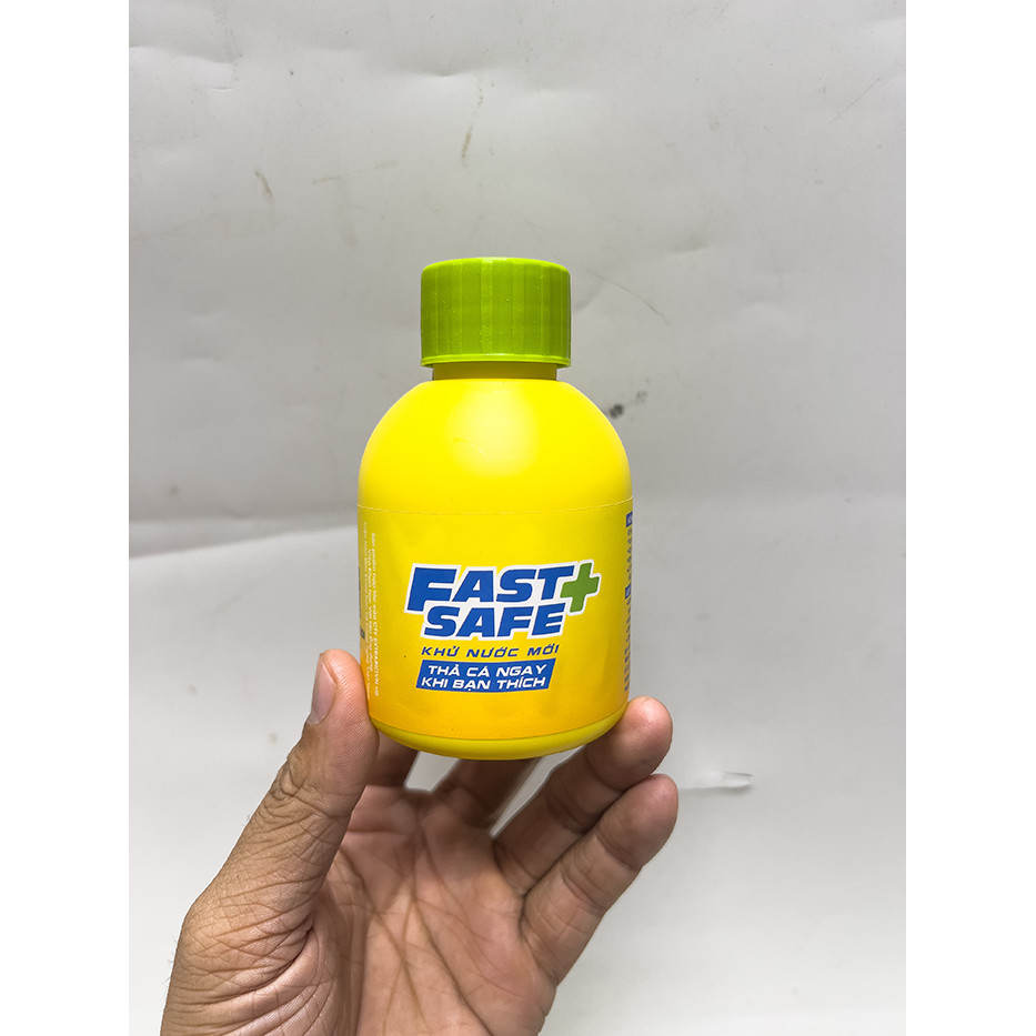 Fast Safe Extra Bio Khử Clo Nhanh, Giảm Độc Tố Cho Bể Cá (Chai 100ml)