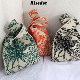 Túi Tote RISEDOT Thiết Kế Niche Túi Mua Sắm Mini Màu Sắc Thường Ngày Nữ Cô Gái Thắt Lưng Túi Đeo Tay
