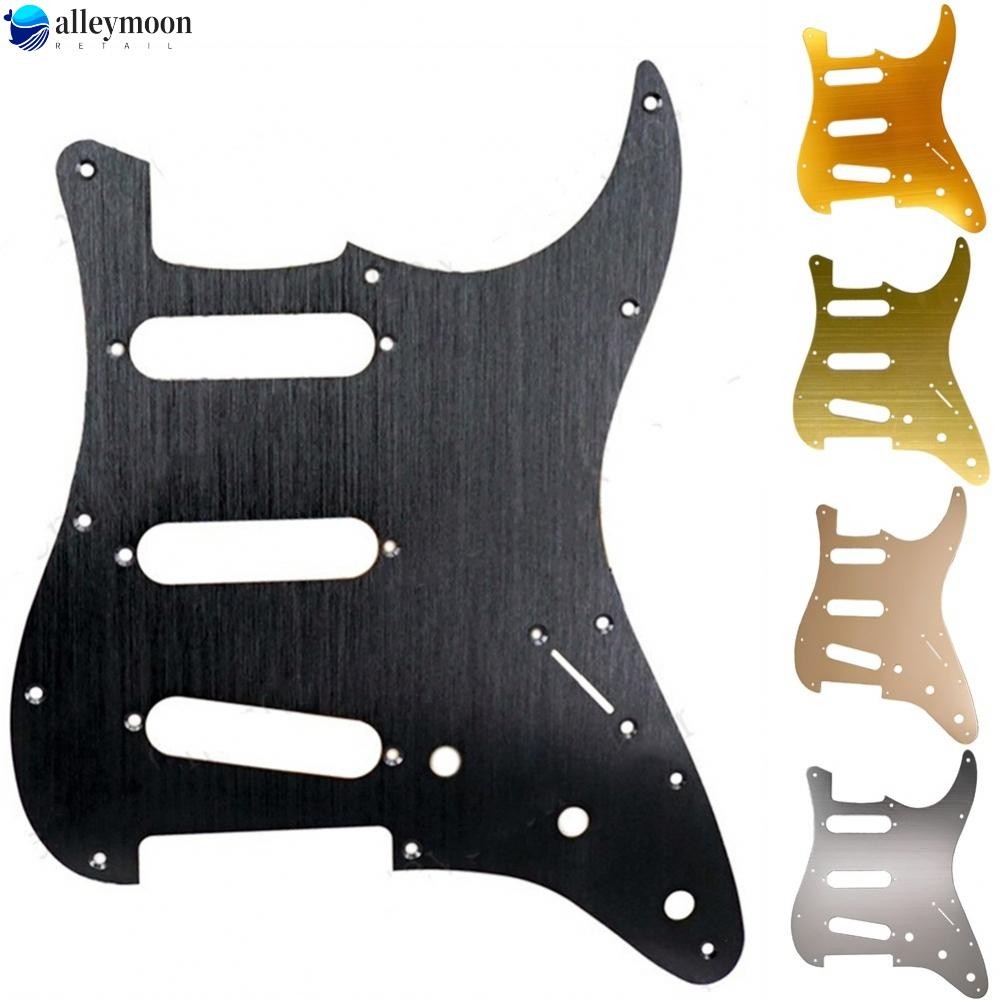 【LEYM】Guitar Pickguard Fittings Scratch Aluminum For Strat Electric Guitars Durable