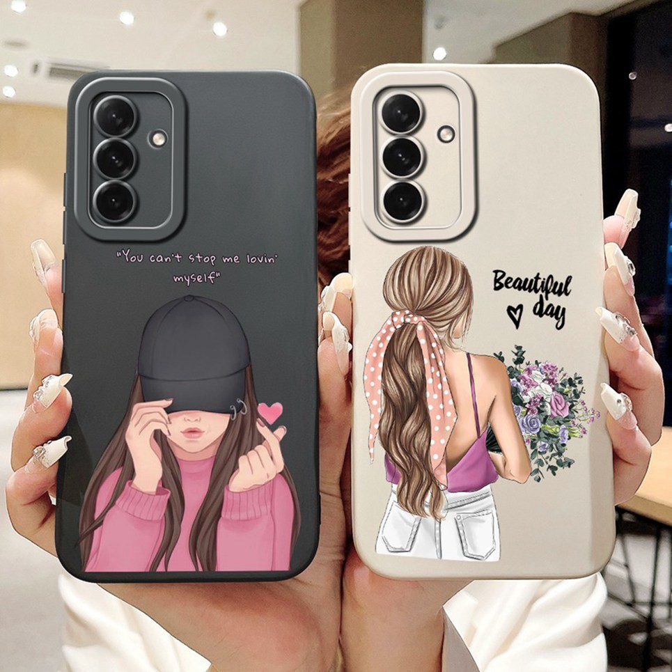 Ốp Lưng Cho Samsung Galaxy A56 A36 5G Sang Trọng Thạch Thời Trang Hoa Bướm Ốp Lưng Điện Thoại Samsung A36 A56 Mềm Lỏng Silicon