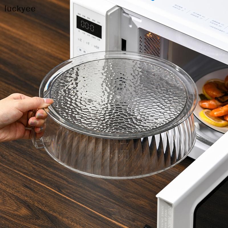 Luckyew Vi Sóng Chống Bắn PET Bao Chịu Nhiệt Độ Cao Bát Bao Hộ Gia Đình Thực Phẩm Nhựa Lò Vi Sóng Nóng Đĩa Nắp TQ