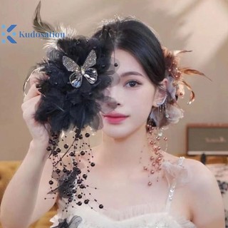 Kudosation Flower sel Vuốt Tóc Nữ Lớn Cao Cấp Cảm Giác Đa Năng Mặt Sau Của Phụ Kiện Tóc