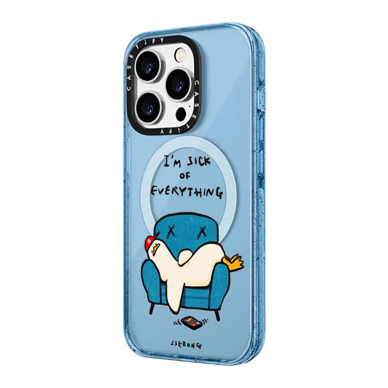 Casetify X Tôi chán mọi thứ Sierra Blue Hút từ tính Ốp lưng Acrylic cứng cho Apple IPhone 12 13 14 15 16 Pro Max Plus Có hộp