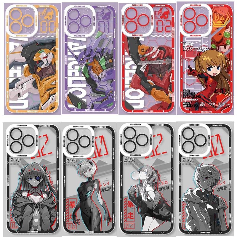 Anime EVA N. 01 Vỏ Evangelion Asuka Cho Samsung Galaxy A16 A55 A35 A34 A15 A14 A13 A12 A32 A24 Ốp Lưng Silicon Mềm Trong Suốt