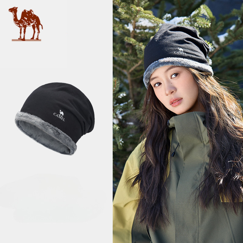 Ảnh CAMEL CROWN Plus Mũ nhung Mũ len dệt kim chống gió ngoài trời ấm áp 1