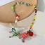 YOI Handmade Nhiều Màu Sắc Vòng Cổ Vòng Tay Thời Trang Choker Với Dainty Nơ Và Mặt Dây Chuyền Ngôi Sao Cầu Vồng Đính Hạt Trang Sức
