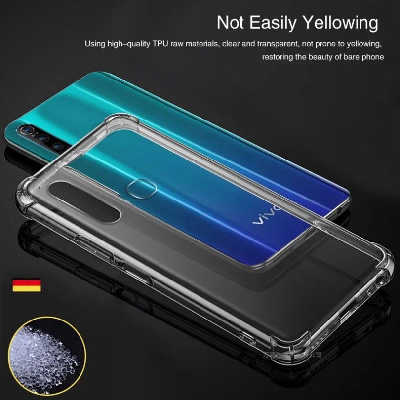 Sang Trọng Mềm Cao Cấp Chất Lượng Cao Ốp lưng VIVO Z5 Z5i Z5X 2019 2020 Coque Túi Khí Chống Sốc Ốp Lưng Silicon Mỏng Funda Nhà Ở