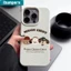 ibumpers Ốp Lưng IPhone Chó Con Hoạt Hình Dễ Thương Đơn Giản Cho IPhone 16 15 14 12 13 11 Pro Max IP 7 8 Plus X XS XR Ốp Điện Thoại Mỏng Silicon Mềm Da Họa Tiết