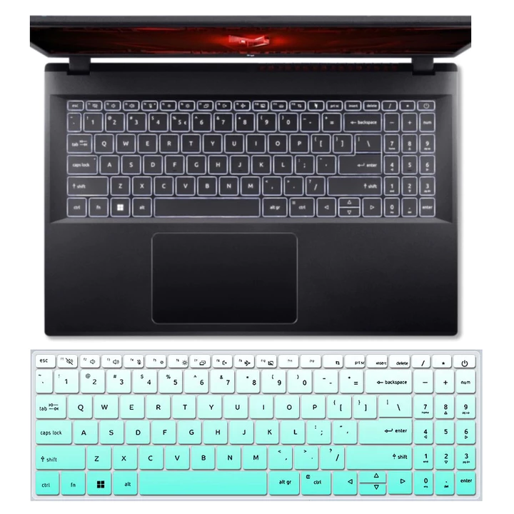 Dành Cho Acer Nitro V15 Gaming 2024 2023 ANV15-41 ANV15 51 ANV15-51 Nitro V 15 ANV15-51 15.6 "Silicone laptop Bàn Phím Bao Da