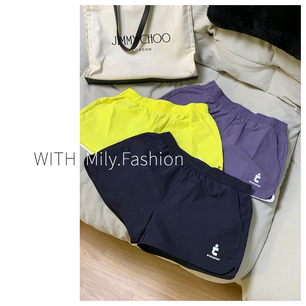 Milyfashion Nhanh Khô Thể Thao Quần Short Ống Rộng Thường Ngày Mùa Hè Mỏng Hơn Nhìn Chạy Bộ Tập Thể Dục Đi Lại Ba-