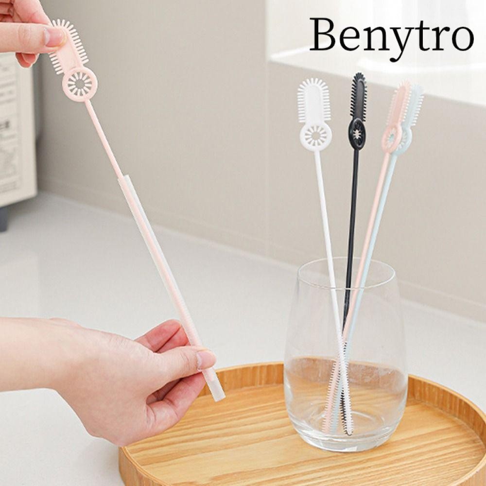 Benytro BENYTRO 2 Chiếc Bàn Chải Làm Sạch Ống Hút, Bàn Chải Làm Sạch Ống Hút Uống Dài Có Thể Tái Sử Dụng, Dụng Cụ Vệ Sinh Chai Hộ Gia Đình Bàn Vệ Sinh Tiện Ích Nhà Bếp