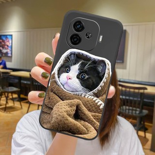 Ốp lưng Vivo iQOO Z9 Turbo - Z9 5G China - in hình mèo chó cute dễ thương cat dog thug life nhựa dẻo TPU bảo vệ