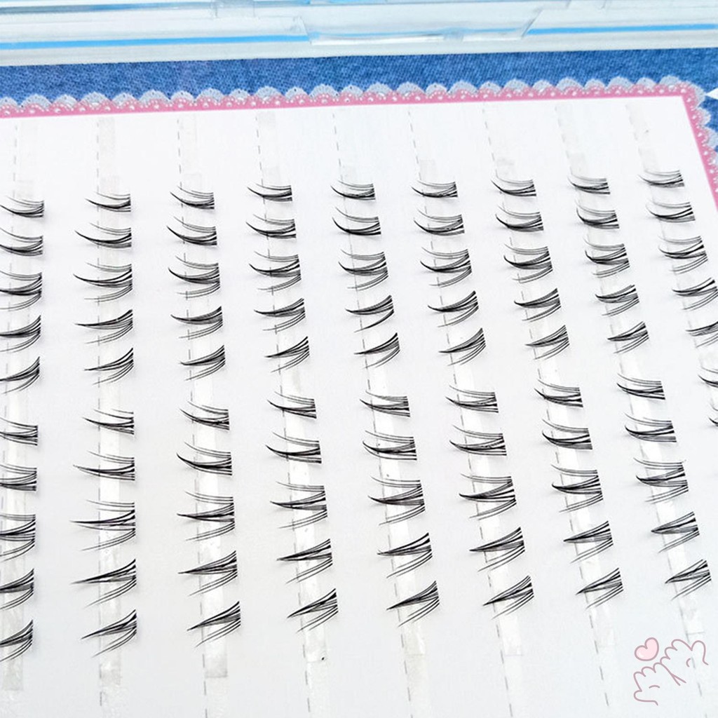 5-7mm Lông Mi Dưới Thực Tế Manga Mềm Đáy Cụm Lông Mi Hoàn Hảo Cho Bé Gái Trang Điểm Mắt Ngủ