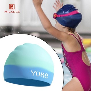 HILABEE Silicone Mũ Bơi Tắm Silicone Cho Tóc Dài Và Ngắn Mũ Bơi Chuyên Nghiệp Cho Thể Thao Dưới Nước Thiết Bị Lặn