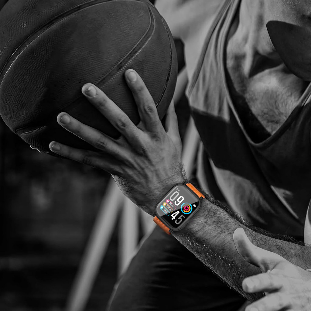 Dây đeo Nylon + vỏ cho Redmi Watch 5 Active / 5 Lite toàn màn hình TPU mềm vỏ
