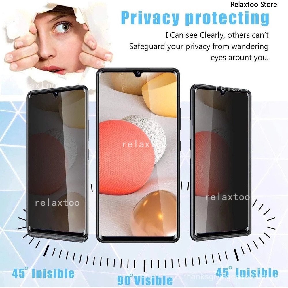 Phim bảo vệ màn hình riêng tư VivoV30 2IN1 cho điện thoại Vivo V30 Pro Lite V30E V30Pro V30Lite 5G, che phủ toàn bộ, chống gián điệp, màn hình cong phía trước, bảo vệ camera phía sau, phim kính cường lực
