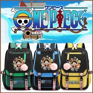 YT2 ONE PIECE Luffy Ba Lô Dành Cho Học Sinh Công Suất Lớn Nhẹ Anime Túi Đi Học TY2