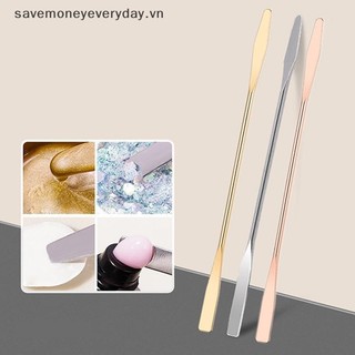[savemoneyeveryday] Nail Art Eye Shadow Cream Stiring Rod Dụng cụ khuấy Gel kim loại không gỉ Thìa Pin Phụ kiện móng tay và sắc tố Dụng cụ trộn [vn]
