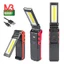 Đèn LED làm việc COB siêu sáng có đế từ tính & móc Đèn pin có thể sạc lại USB để sửa chữa ô tô ngoài trời