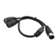 Btsg 5 Pin Nam Sang Đôi DIN 5Pin Nữ Nối Dài Âm Thanh DIN 5Pin Splitter Y Adapter