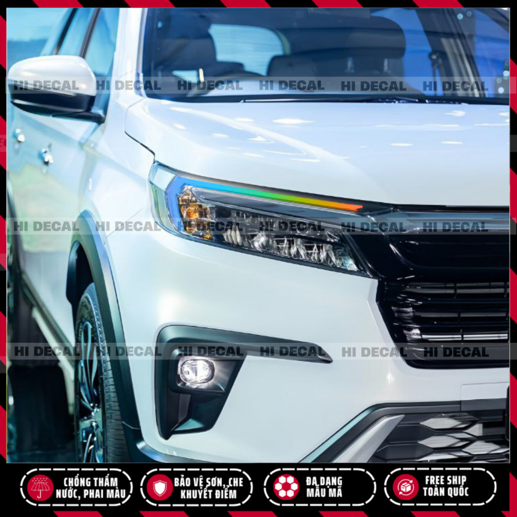 Tem decal dán đèn demi BRV 2022-2024 - tem đổi màu led honda Brv Tem trang trí cao cấp chống nước, bền màu, chịu nhiệt