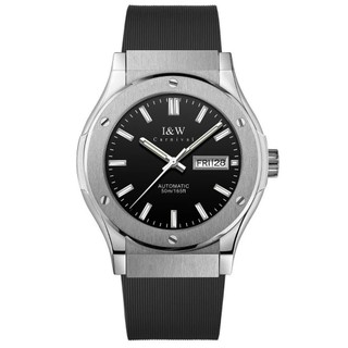 Đồng hồ nam chính hãng I&W Carnival IW55851 IW55851G 55851 55851G máy cơ mặt sapphire nguyên khối