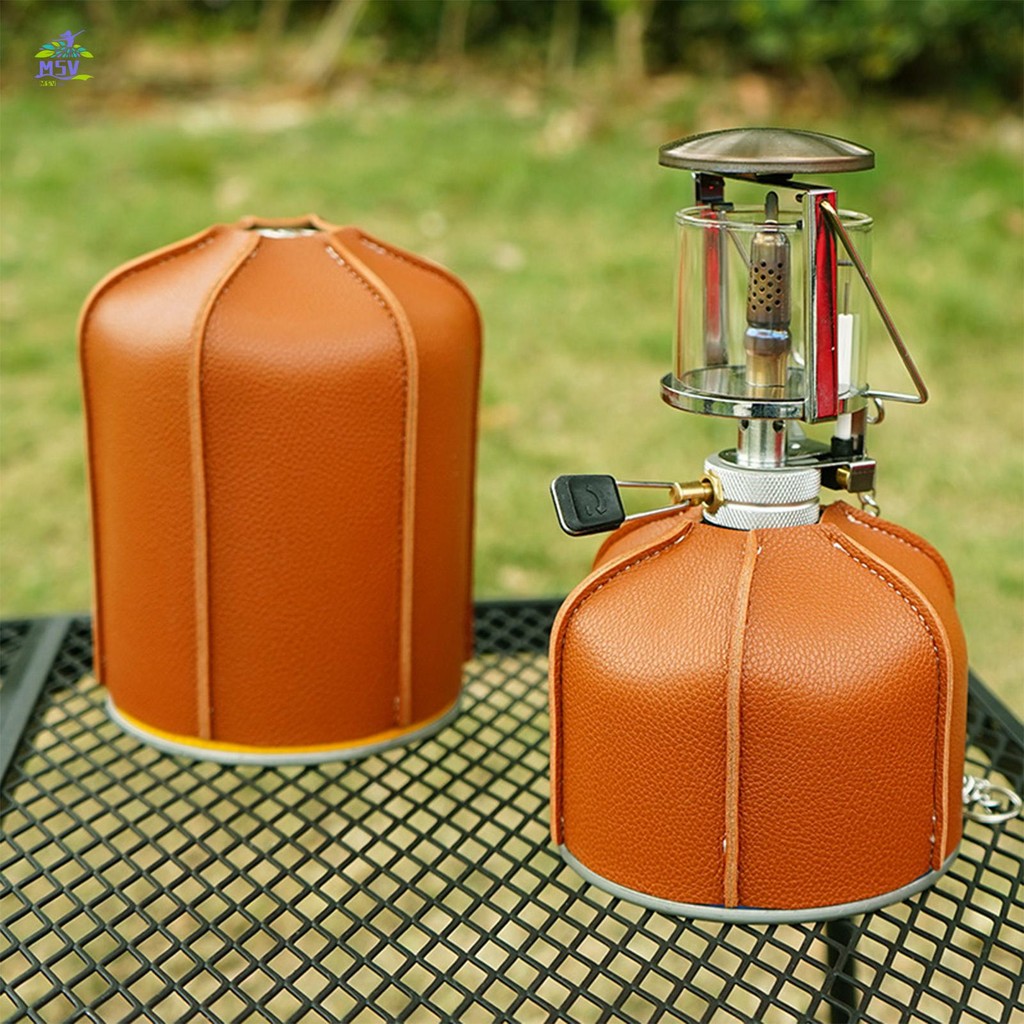 Cắm trại Hộp đựng khí Vỏ xi lanh Da di động Hộp đựng khí