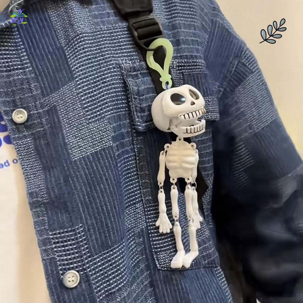 Móc chìa khóa Halloween Skull Móc chìa khóa Chuỗi treo sáng tạo Móc khóa thời trang