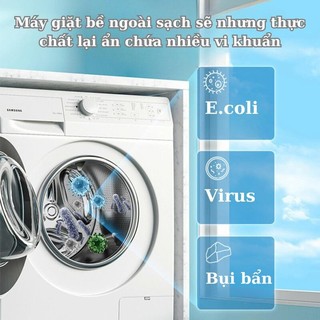 GLIT  Nước Tẩy Rửa Vệ Sinh Lồng Máy Giặt 500ml, Làm Sạch Vi Khuẩn, Vệ Sinh Được Cho Mọi Loại Máy Giặt, Mùi Hương Dễ Chịu