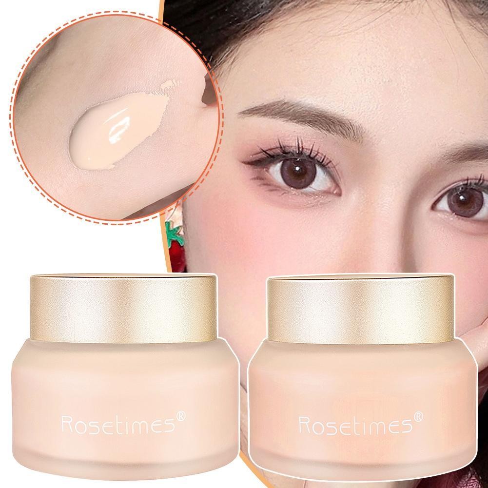 Learnever 30g Kem Nền Mềm Mịn Chống Thấm Nước Chống Mồ Hôi Kem Dưỡng Ẩm Nền Che Phủ Trang Điểm O4k3