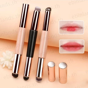 Bàn chải môi silicon Ebinland, Đầu đôi cho cọ trang điểm son môi, Dụng cụ bôi môi đa năng Bàn chải đa năng di động