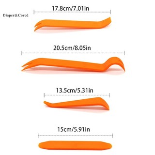 Diaper & CORED 4 Kẹp Cửa Xe Ô Tô Bộ Dụng Cụ Tháo Lắp DVD Stereo Tái Trang Bị Bộ Dụng Cụ Nội Thất Viền Nhựa Bảng Điều Khiển Loại Bỏ Bảng Điều Khiển YTH