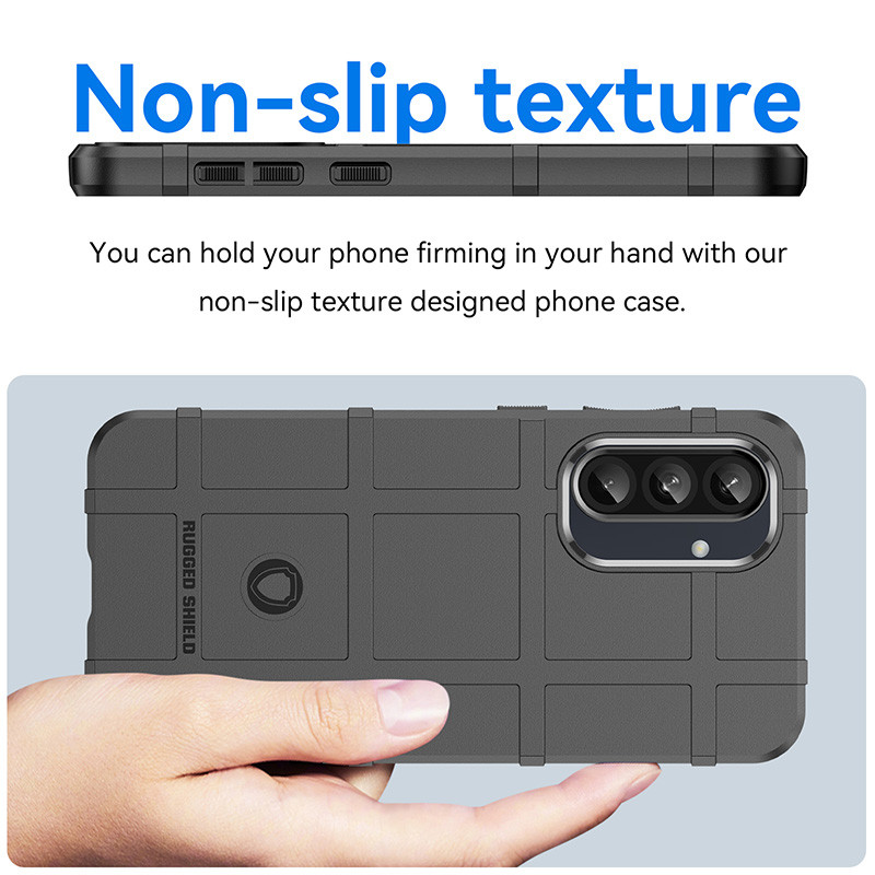 Dành Cho Samsung Galaxy A56 A36 A26 A16 A06 5G 4G Full Cover Hybrid Rugged Shield Vỏ Giáp Chống Sốc