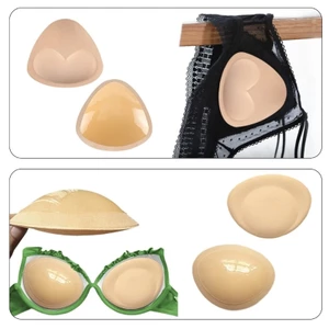 Double Sided Invisible Sticky Bra Inserts Self Adhesive Silicone Push Up Bra Pad
