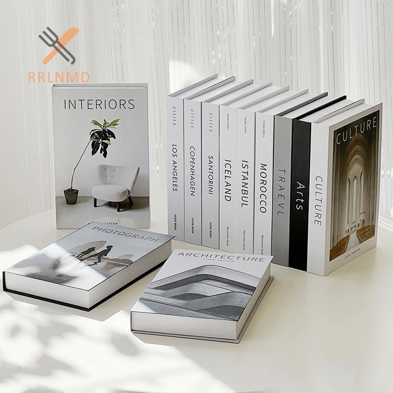 Rrlnmd Mới Giả Sách Trang Trí Thời Trang Sáng Tạo Mô Phỏng Sách Để Bàn Trang Trí Bàn Cà Phê Sách Trang Trí Nhà MỚI