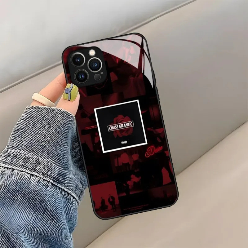 Bk-1 Chase Atlantic Music Thời Trang Ốp lưng IPhone 14 Pro Max 12 11 13 Mini X XR XS 8 7 6 Plus SE 2020 Ốp Lưng Kính Cường Lực