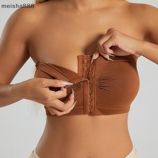 Meisha888 Gợi Cảm Nút Trước Dây Áo Ngực Cho Nữ Không Dây Liền Mạch Bralettes Nữ Áo Ngực Không Dây Hỗ Trợ Mềm Mại Plus Kích Thước Ống Top Đẹp